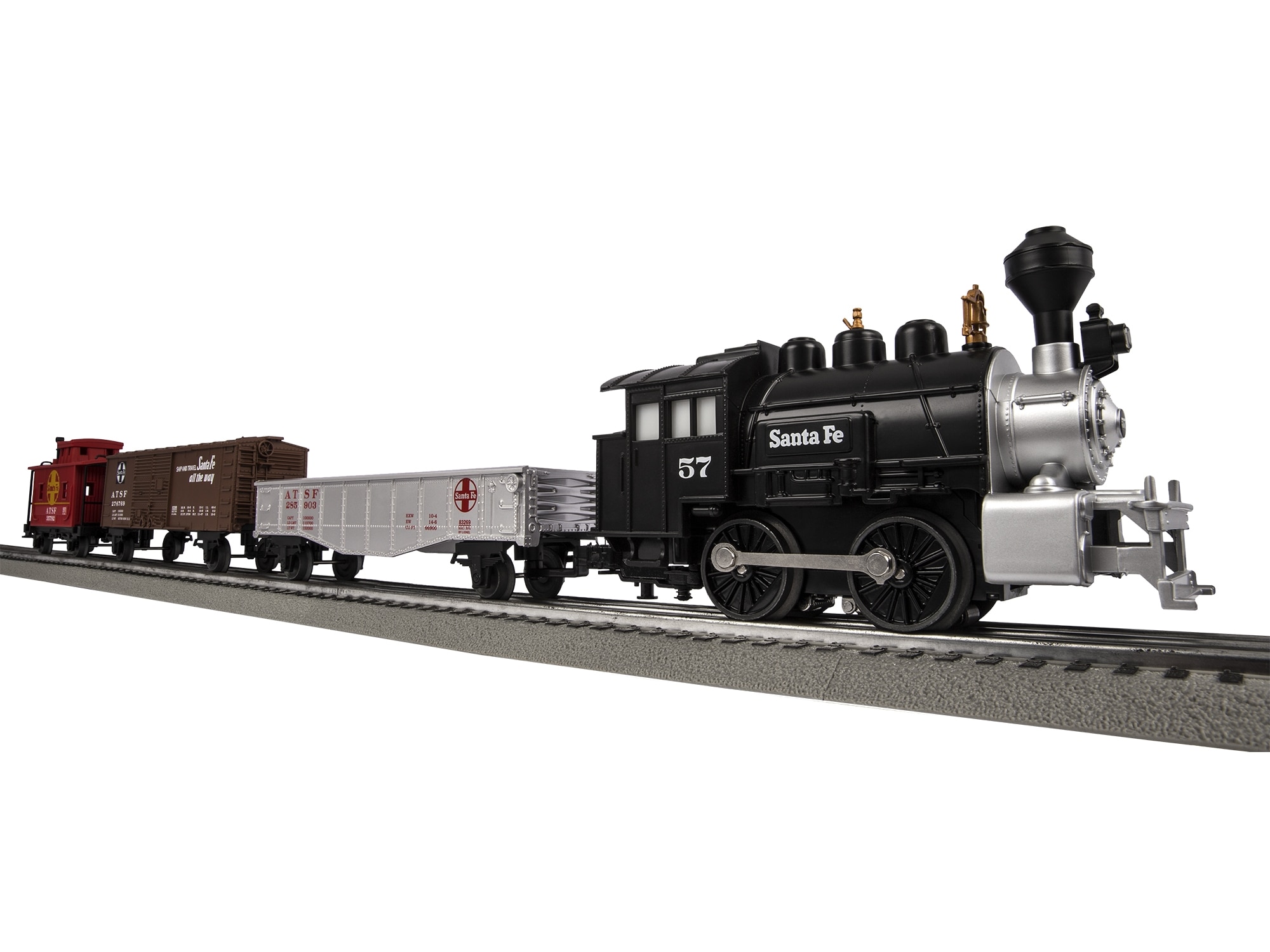 Lionel Junction Santa Fe Steam Set